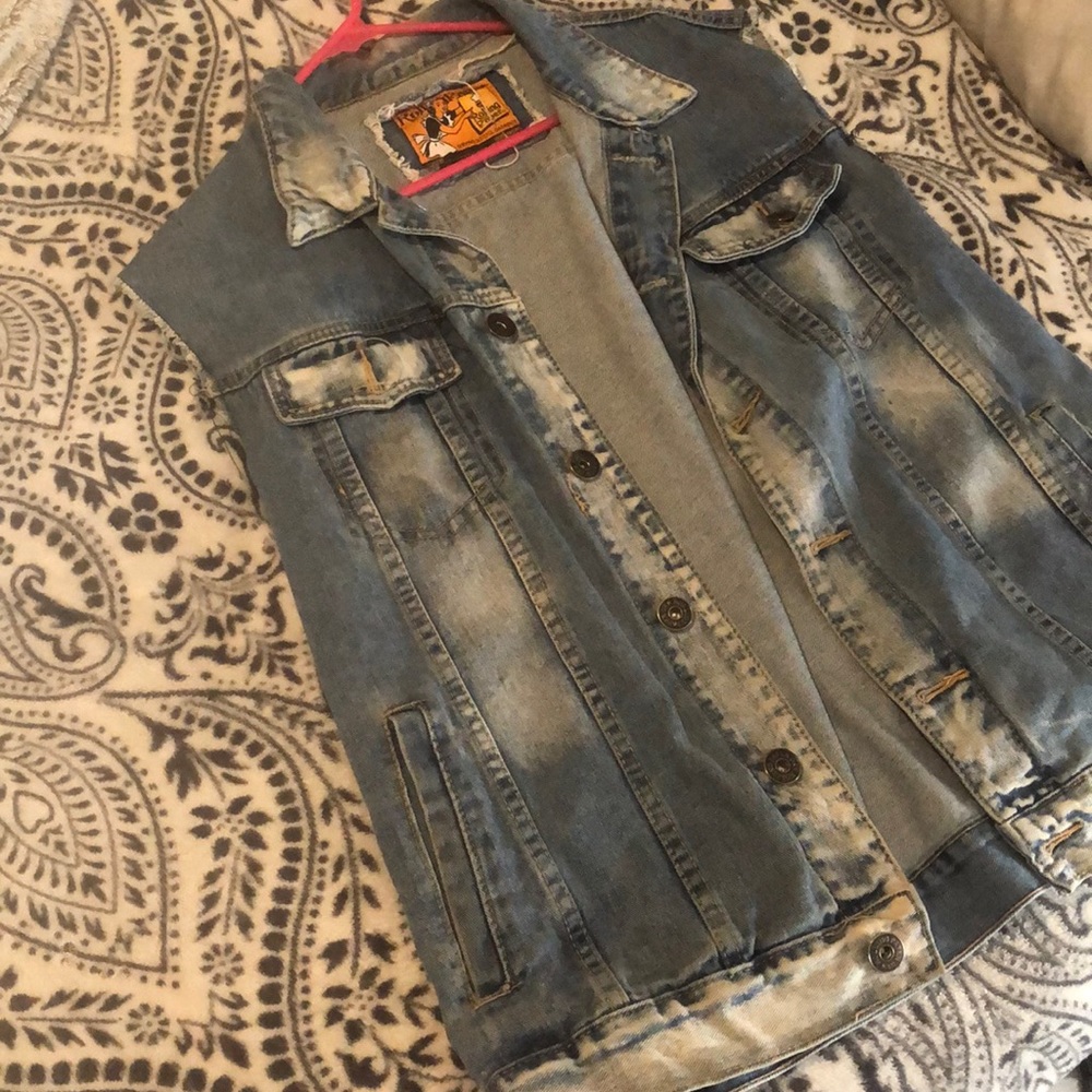 Super dope Jean Vest made by Rolling Paper Co